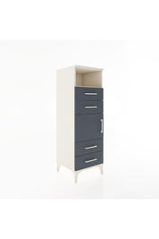 Hyperion Dolap 2 Raflı 4 Çekmeceli Tek Kapaklı 44x44x134 - S49M057V2B