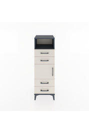 Hyperion Dolap 2 Raflı 4 Çekmeceli Tek Kapaklı 44x44x134 - S49M057V4B