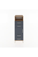Hyperion Dolap 2 Raflı 4 Çekmeceli Tek Kapaklı 44x44x134