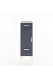 Hyperion Dolap 2 Raflı 4 Çekmeceli Tek Kapaklı 44x44x134 - S49M058V2B