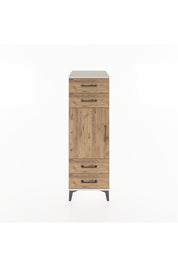 Hyperion Dolap 2 Raflı 4 Çekmeceli Tek Kapaklı 44x44x134 - S49M058V3B