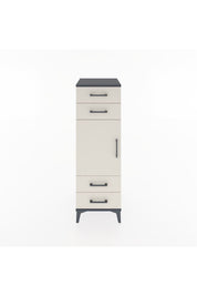 Hyperion Dolap 2 Raflı 4 Çekmeceli Tek Kapaklı 44x44x134 - S49M058V4B
