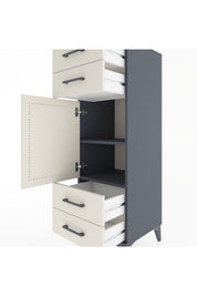 Hyperion Dolap 2 Raflı 4 Çekmeceli Tek Kapaklı 44x44x134 - S49M058V4B