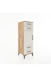 Hyperion Dolap 2 Raflı 4 Çekmeceli Tek Kapaklı 44x44x134 - S49M058V7B