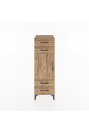 Hyperion Dolap 2 Raflı 4 Çekmeceli Tek Kapaklı 44x44x134 - S49M058V9B