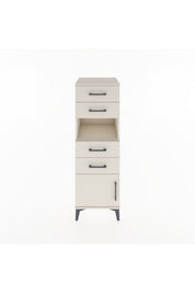 Hyperion Dolap Tek Raflı 4 Çekmeceli Tek Kapaklı 44x44x134 - S49M060V1B