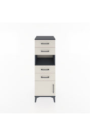 Hyperion Dolap Tek Raflı 4 Çekmeceli Tek Kapaklı 44x44x134 - S49M060V4B
