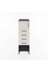Hyperion Dolap Tek Raflı 4 Çekmeceli Tek Kapaklı 44x44x134