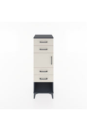 Hyperion Dolap Tek Raflı 4 Çekmeceli Tek Kapaklı 44x44x134 - S49M062V4B