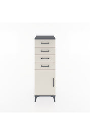 Hyperion Dolap Tek Raflı 4 Çekmeceli Tek Kapaklı 44x44x134 - S49M063V4B