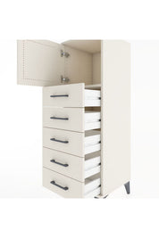 Hyperion Dolap Tek Raflı 5 Çekmeceli Tek Kapaklı 44x44x134 - S49M064V1B