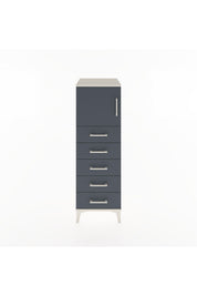 Hyperion Dolap Tek Raflı 5 Çekmeceli Tek Kapaklı 44x44x134 - S49M064V2B