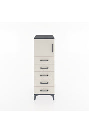 Hyperion Dolap Tek Raflı 5 Çekmeceli Tek Kapaklı 44x44x134 - S49M064V4B