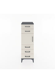 Hyperion Dolap Tek Raflı 5 Çekmeceli Tek Kapaklı 44x44x134 - S49M065V4B