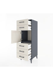 Hyperion Dolap Tek Raflı 5 Çekmeceli Tek Kapaklı 44x44x134 - S49M065V4B