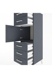 Hyperion Dolap Tek Raflı 5 Çekmeceli Tek Kapaklı 44x44x134 - S49M065V5B