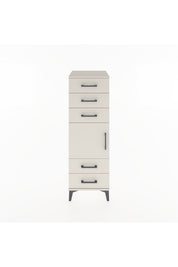 Hyperion Dolap Tek Raflı 5 Çekmeceli Tek Kapaklı 44x44x134 - S49M066V1B