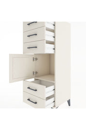 Hyperion Dolap Tek Raflı 5 Çekmeceli Tek Kapaklı 44x44x134 - S49M066V1B