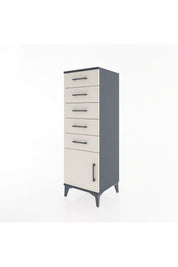 Hyperion Dolap 5 Çekmeceli Tek Kapaklı 44x44x134 - S49M067V4B