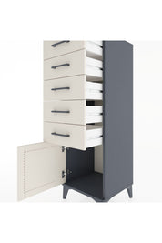 Hyperion Dolap 5 Çekmeceli Tek Kapaklı 44x44x134 - S49M067V4B