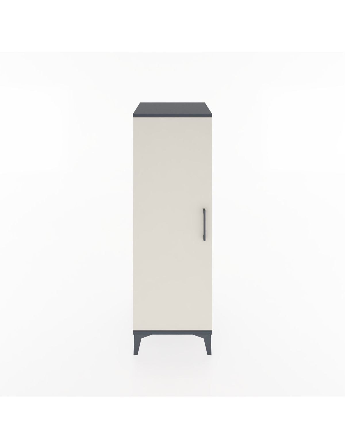 Hyperion Dolap Tek Kapaklı Tek Askılı 44x44x134 - S49M068V4B