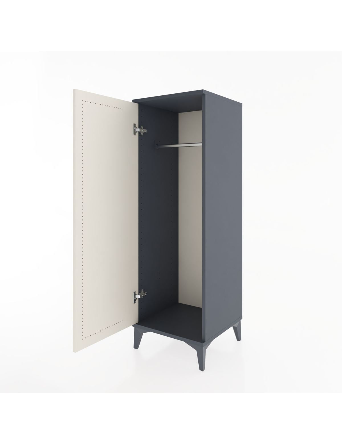 Hyperion Dolap Tek Kapaklı Tek Askılı 44x44x134 - S49M068V4B
