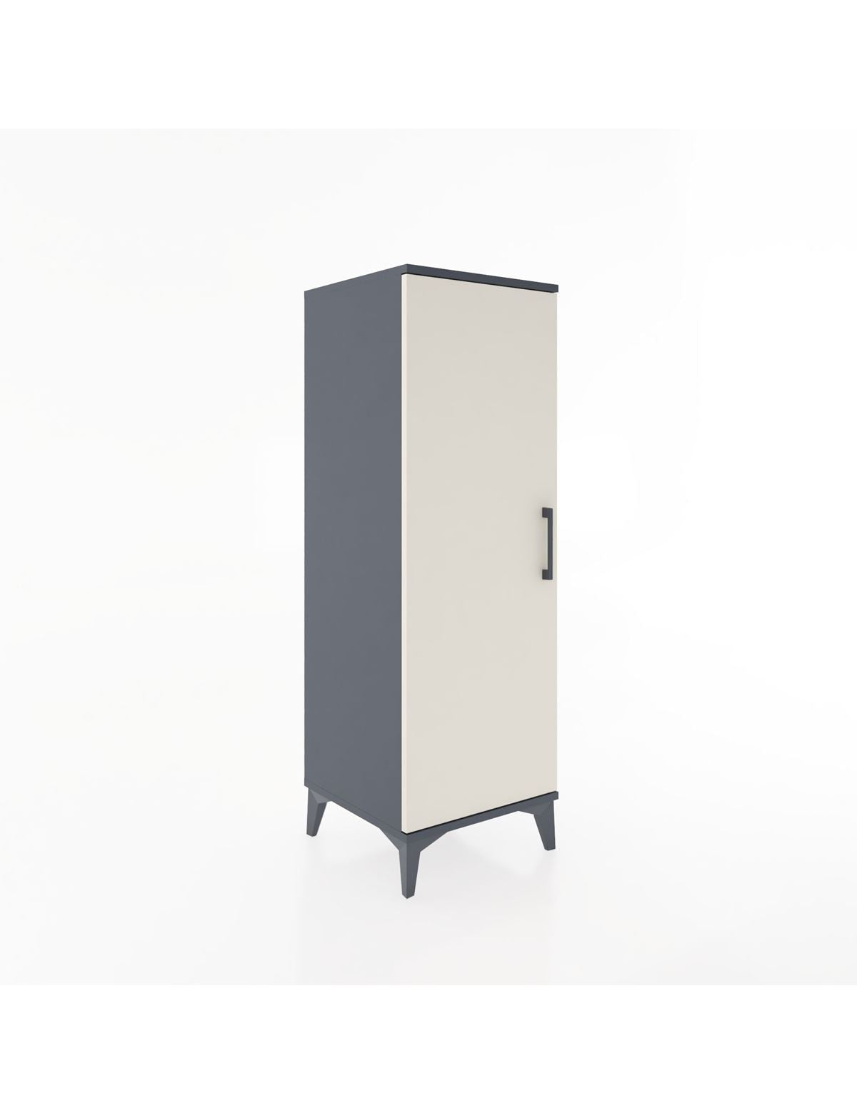 Hyperion Dolap Tek Kapaklı Tek Askılı 44x44x134 - S49M068V4B