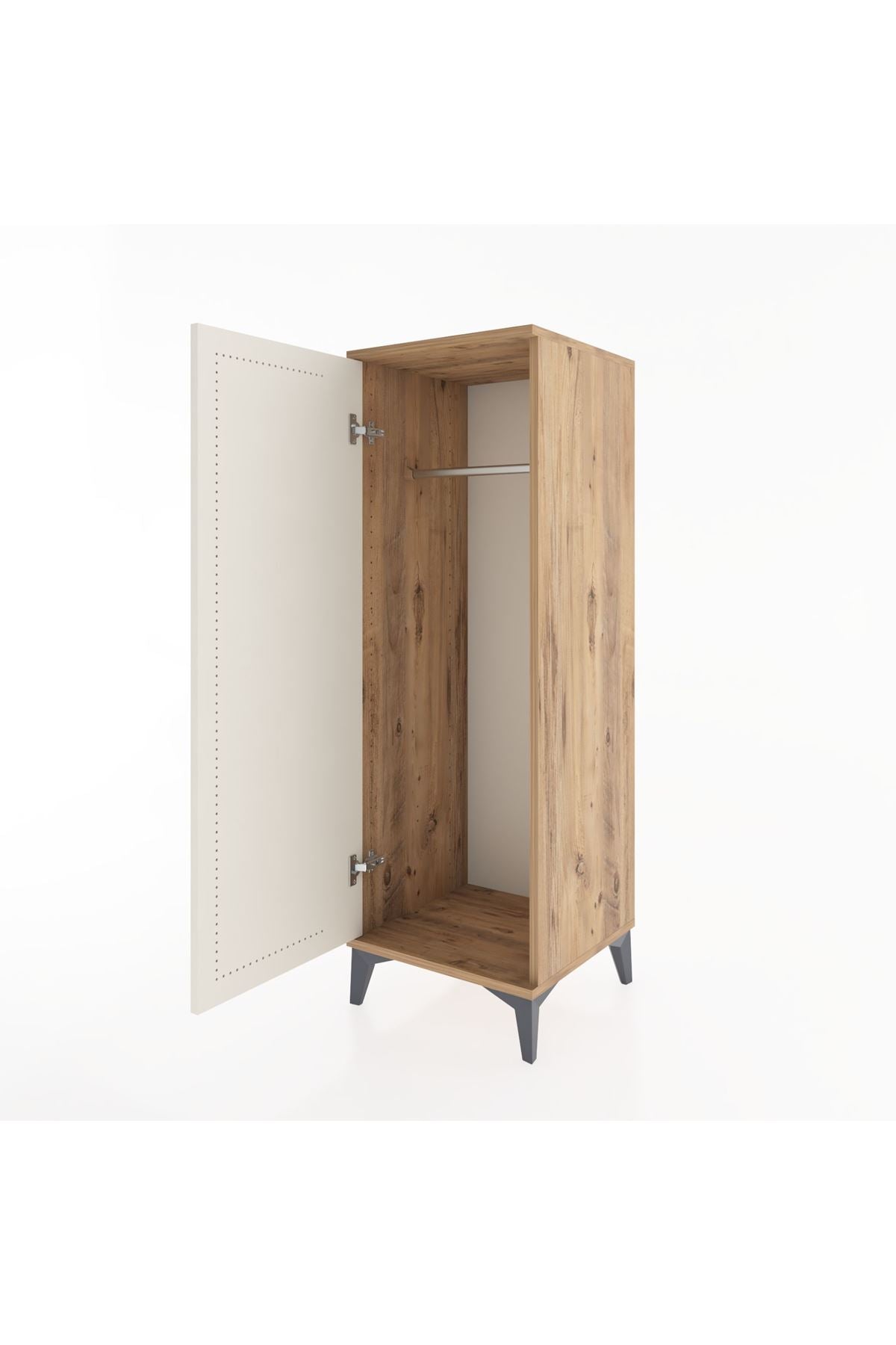 Hyperion Dolap Tek Kapaklı Tek Askılı 44x44x134 - S49M068V7B