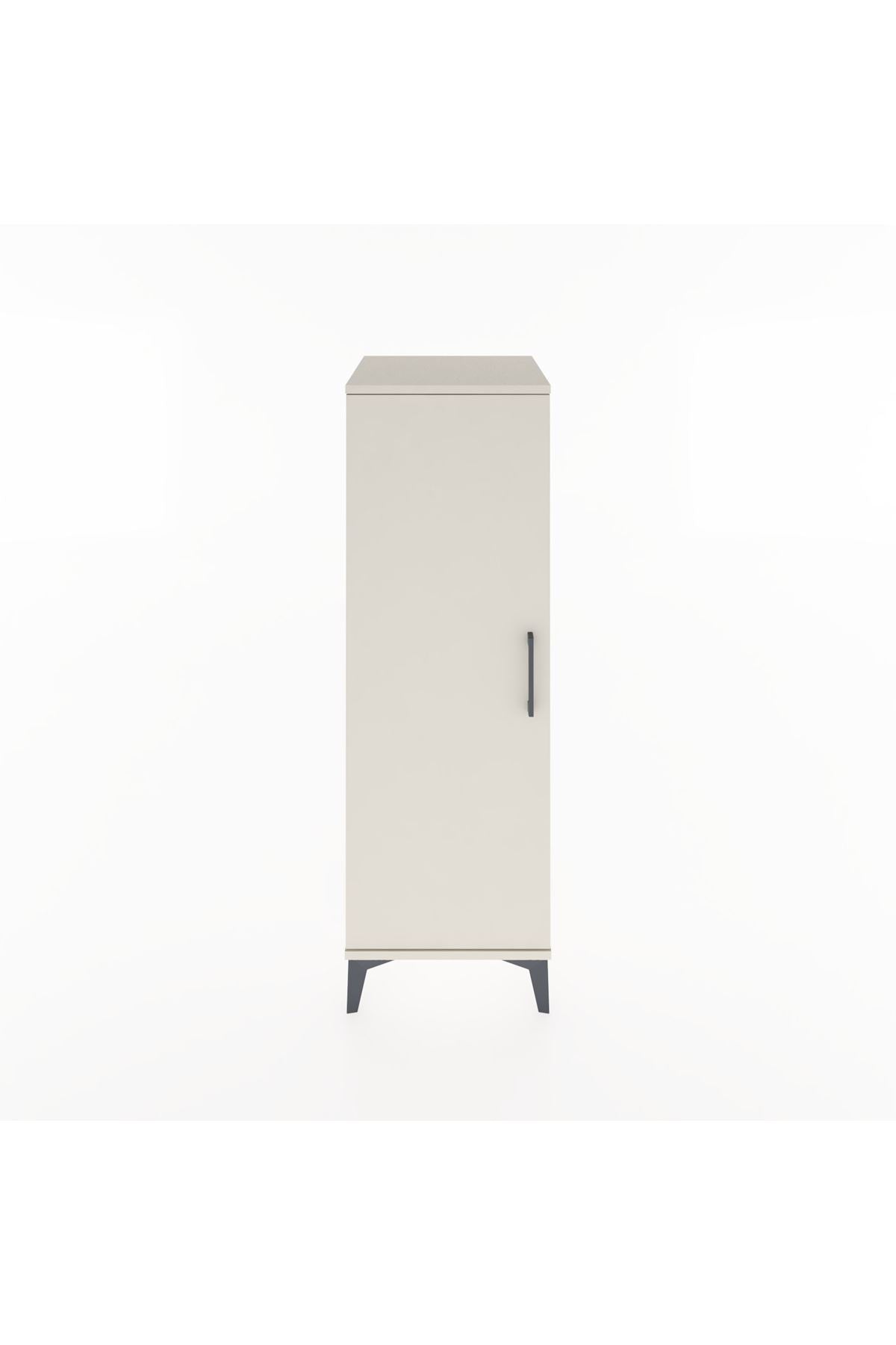 Hyperion Dolap Tek Raflı Tek Kapaklı Tek Askılı 44x44x134 - S49M069V1B