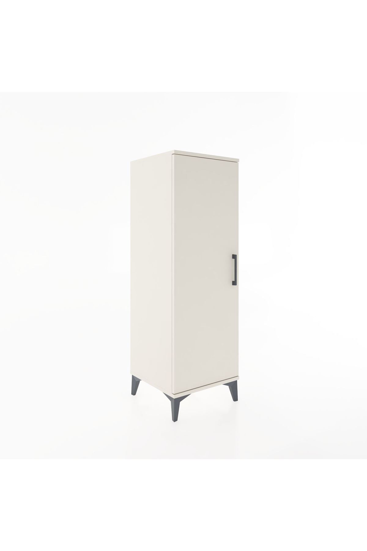 Hyperion Dolap Tek Raflı Tek Kapaklı Tek Askılı 44x44x134 - S49M069V1B