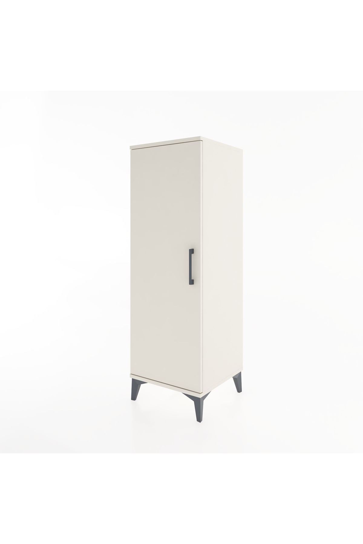 Hyperion Dolap Tek Raflı Tek Kapaklı Tek Askılı 44x44x134 - S49M069V1B