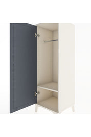 Hyperion Dolap Tek Raflı Tek Kapaklı Tek Askılı 44x44x134 - S49M069V2B