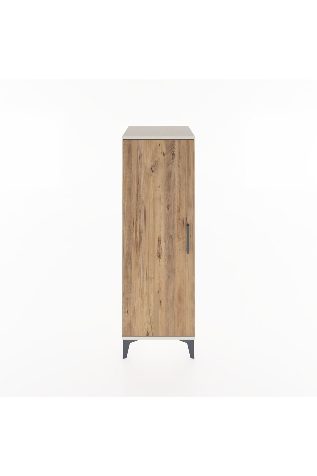 Hyperion Dolap Tek Raflı Tek Kapaklı Tek Askılı 44x44x134 - S49M069V3B