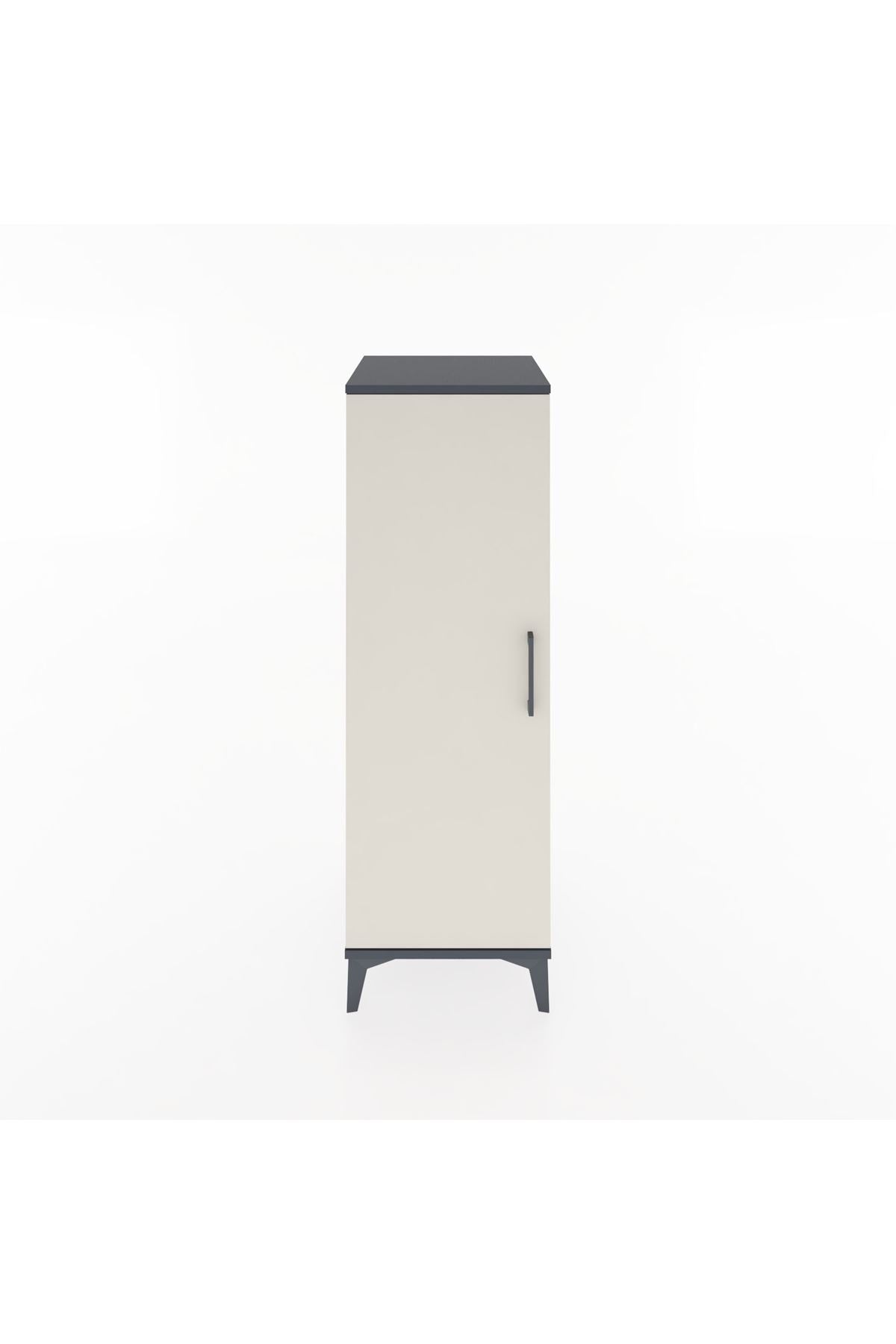 Hyperion Dolap Tek Raflı Tek Kapaklı Tek Askılı 44x44x134 - S49M069V4B