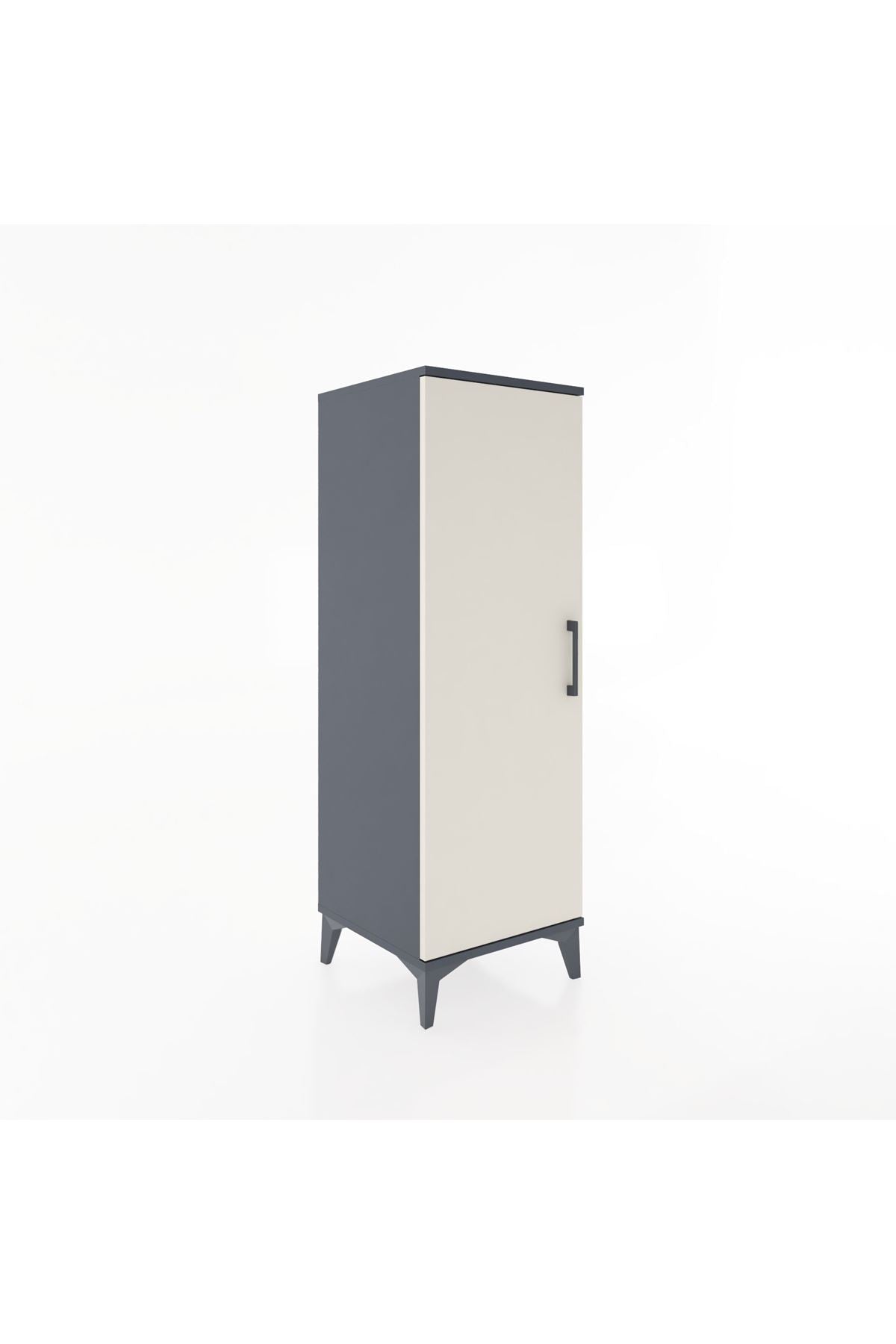 Hyperion Dolap Tek Raflı Tek Kapaklı Tek Askılı 44x44x134 - S49M069V4B
