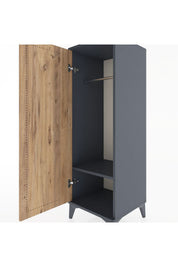 Hyperion Dolap Tek Raflı Tek Kapaklı Tek Askılı 44x44x134 - S49M069V6B