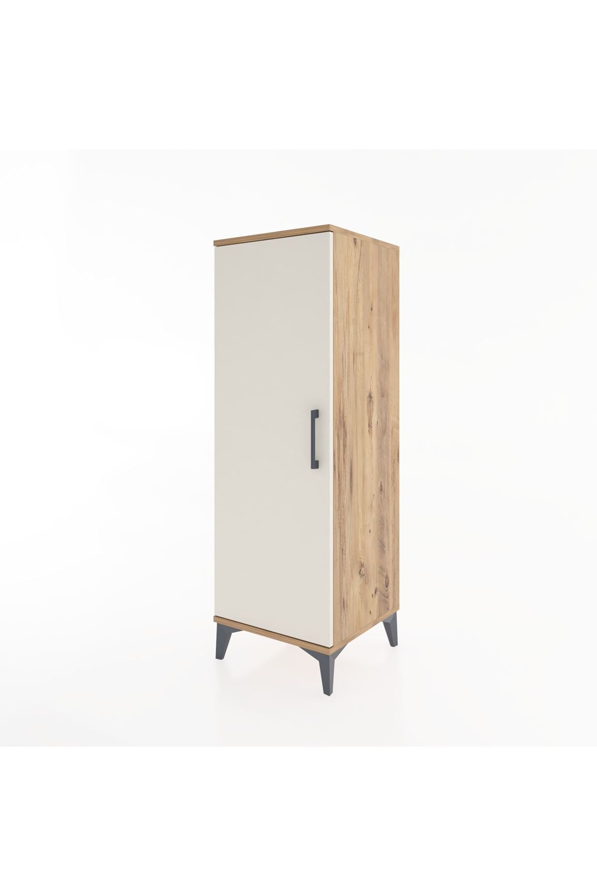 Hyperion Dolap Tek Raflı Tek Kapaklı Tek Askılı 44x44x134 - S49M069V7B