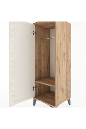 Hyperion Dolap Tek Raflı Tek Kapaklı Tek Askılı 44x44x134 - S49M069V7B
