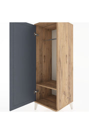 Hyperion Dolap Tek Raflı Tek Kapaklı Tek Askılı 44x44x134 - S49M069V8B