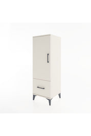 Hyperion Dolap Tek Raflı Tek Çekmeceli Tek Askılı 44x44x134 - S49M070V1B