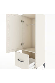 Hyperion Dolap Tek Raflı Tek Çekmeceli Tek Askılı 44x44x134 - S49M070V1B