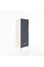 Hyperion Dolap Tek Raflı Tek Çekmeceli Tek Askılı 44x44x134 - S49M070V2B
