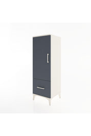 Hyperion Dolap Tek Raflı Tek Çekmeceli Tek Askılı 44x44x134 - S49M070V2B