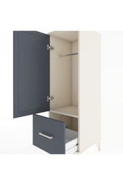 Hyperion Dolap Tek Raflı Tek Çekmeceli Tek Askılı 44x44x134 - S49M070V2B