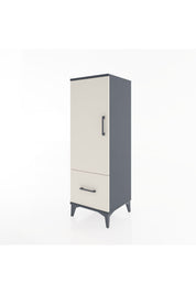 Hyperion Dolap Tek Raflı Tek Çekmeceli Tek Askılı 44x44x134 - S49M070V4B