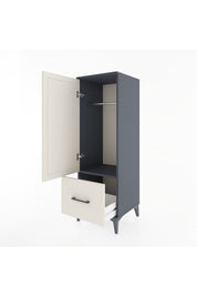 Hyperion Dolap Tek Raflı Tek Çekmeceli Tek Askılı 44x44x134 - S49M070V4B