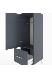 Hyperion Dolap Tek Raflı Tek Çekmeceli Tek Askılı 44x44x134 - S49M070V5B