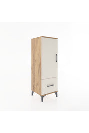 Hyperion Dolap Tek Raflı Tek Çekmeceli Tek Askılı 44x44x134 - S49M070V7B