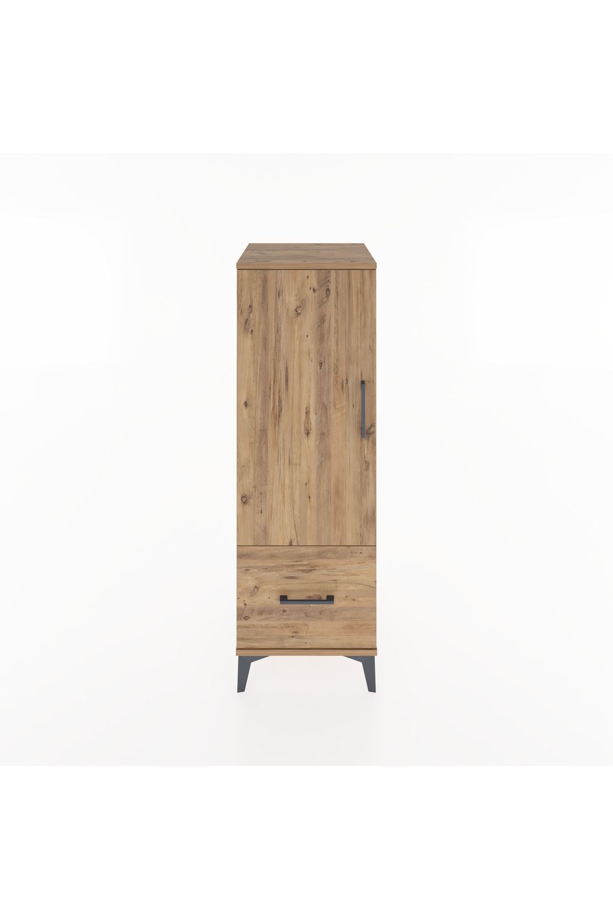 Hyperion Dolap Tek Raflı Tek Çekmeceli Tek Askılı 44x44x134 - S49M070V9B