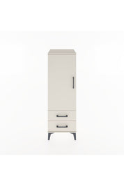 Hyperion Dolap Tek Raflı 2 Çekmeceli Tek Askılı 44x44x134 - S49M071V1B
